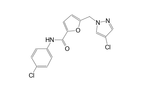 N-(4-chlorophenyl)-5-[(4-chloro-1H-pyrazol-1-yl)methyl]-2-furamide
