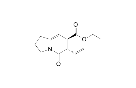 (3S,4R)-3-Ethenyl 4-ethoxycarbonyl1-methyl-2(6H)-azoninone