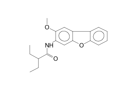 2-methoxy-3-(2-ethylbutanamido)dibenzofuran