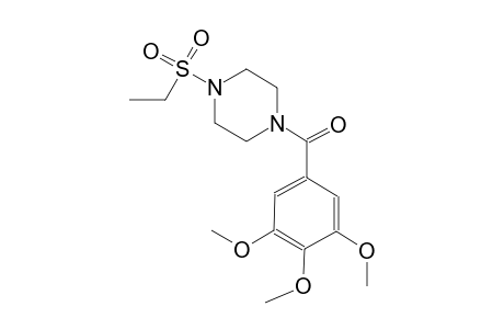 piperazine, 1-(ethylsulfonyl)-4-(3,4,5-trimethoxybenzoyl)-