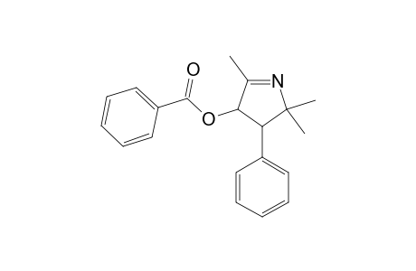 3-BENZOYLOXY-2,5,5-TRIMETHYL-4-PHENYL-1-PYRROLINE