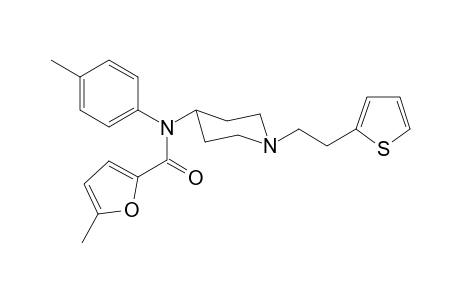 5-Methyl-N-(4-methylphenyl)-N-(1-[2-(thiophen-2-yl)ethyl]-piperidin-4-yl)furan-2-carboxamide