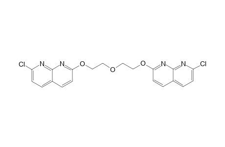 2,2'-[Oxybis(2,1-ethanediyloxy)]bis[7-chloro-1,8-naphthyridine]