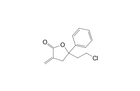 5-(2-Chloroethyl)-3-methylene-5-phenyl-2-oxolanone