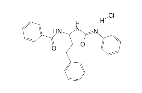 (Z)-3-Benzyl-4-benzamido-2-phenylimino-1,3-dioxazolidine hydrochloride