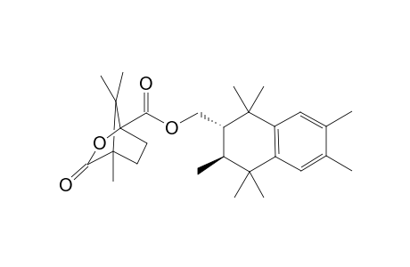 [(2S,3S)-1,2,3,4-Teytrahydro-1,1,3,4,4,6,7-heptamethylnaphthalene-2-yl]methyl 4,7,7-trimethyl-3-oxo-2-oxabicyclo[2.2.1]heptane-1-carboxylate