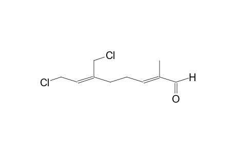 2,6-OCTADIENAL, 8-CHLORO-6-(CHLOROMETHYL)-2-METHYL