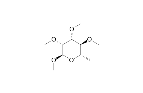 METHYL_2,3,4-TRI-O-METHYL-ALPHA-L-RHAMNOPYRANOSIDE;MAJOR_ISOMER