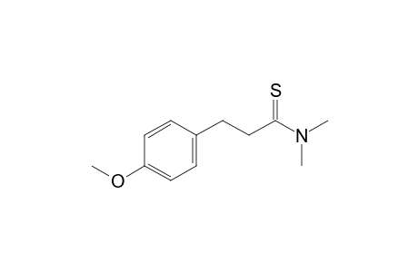 3-(4-methoxyphenyl)-N,N-dimethylpropanethioamide