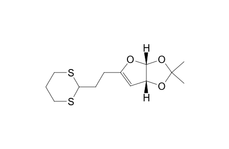 Furo[2,3-d]-1,3-dioxole, 5-[2-(1,3-dithian-2-yl)ethyl]-3a,6a-dihydro-2,2-dimethyl-, (3aR-cis)-