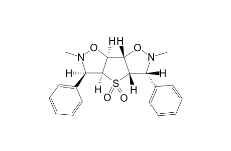 Thieno[2,3-d:5,4-d']diisoxazole, octahydro-2,6-dimethyl-3,5-diphenyl-, 4,4-dioxide, (3.alpha.,3a.alpha.,4a.beta.,5.beta.,7a.beta.,7b.alph a.)-