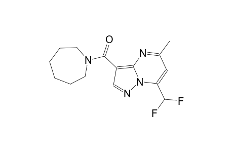 7-(difluoromethyl)-3-(hexahydro-1H-azepin-1-ylcarbonyl)-5-methylpyrazolo[1,5-a]pyrimidine