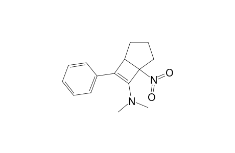 TRANS-N,N-DIMETHYL-5-NITRO-7-PHENYL-BICYCLO-[3.2.0]-HEPT-6-EN-6-AMINE