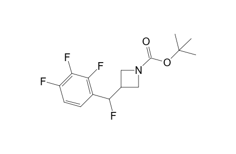 tert-butyl 3-[fluoro(2,3,4-trifluorophenyl)methyl]azetidine-1-carboxylate