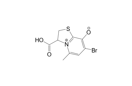 Thiazolo[3,2-a]pyridinium, 7-bromo-3-carboxy-2,3-dihydro-8-hydroxy-5-methyl-, hydroxide, inner salt