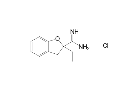 2,3-Dihydro-2-ethylbenzo[b]furan-2-carboxamidine hydrochloride