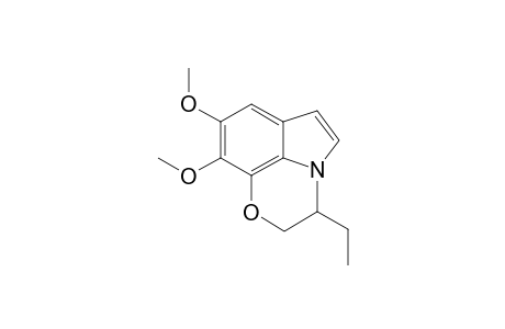 3-Ethyl-8,9-dimethoxy-3,4-dihydropyrrolo[1,2,3-de]-2H-1,4-benzoxazine