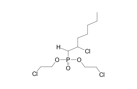 O,O-BIS(2-CHLOROETHYL)-2-CHLOROHEPTYLPHOSPHONATE