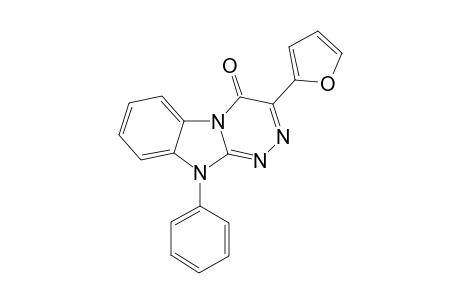 10-Phenyl-3-(fur-2'-yl)[1,2,5]triazino[4,3-a]benzimidazol-4(10H)-one