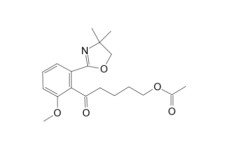 5-ACETOXY-[2'-(4'',4''-DIMETHYL-2''-OXAZOLIN-2''-YL)-6'-METHOXYPHENYL]-PENTAN-1-ONE