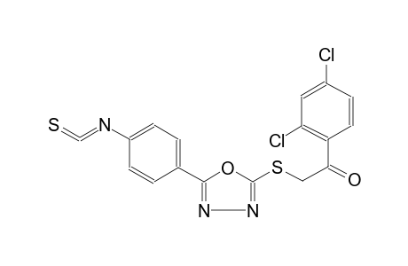 ethanone, 1-(2,4-dichlorophenyl)-2-[[5-(4-isothiocyanatophenyl)-1,3,4-oxadiazol-2-yl]thio]-