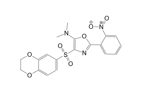 5-oxazolamine, 4-[(2,3-dihydro-1,4-benzodioxin-6-yl)sulfonyl]-N,N-dimethyl-2-(2-nitrophenyl)-