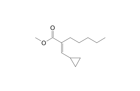 (E)-methyl 2-(cyclopropylmethylene)heptanoate