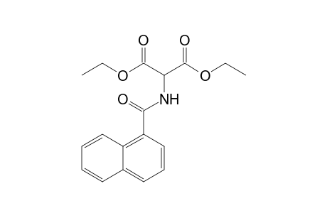 2-(.alpha.-Naphthoylamino)propanedioic acid diethyl ester