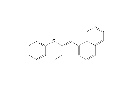 (E) and (Z)-1-(1-naphthyl)-2-(phenylthio)-1-butene