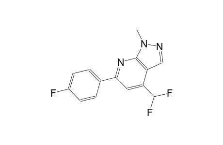 1H-pyrazolo[3,4-b]pyridine, 4-(difluoromethyl)-6-(4-fluorophenyl)-1-methyl-