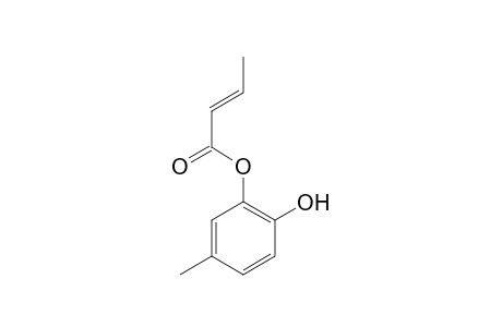 trans-2-Hydroxy-5-methylphenyl But-2-enoate