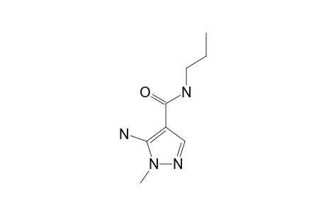5-AMINO-1-METHYL-N-PROPYLPYRAZOLE-4-CARBOXAMIDE