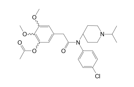 Lorcainide-M (HO-di-methoxy-) AC