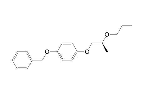 Benzene, 1-(phenylmethoxy)-4-(2-propoxypropoxy)-, (S)-