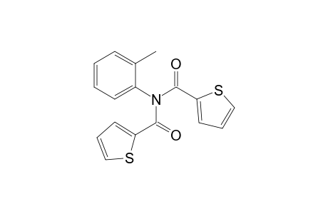 N-(2-Methylphenyl)-N-(thiophene-2-carbonyl)thiophene-2-carboxamide