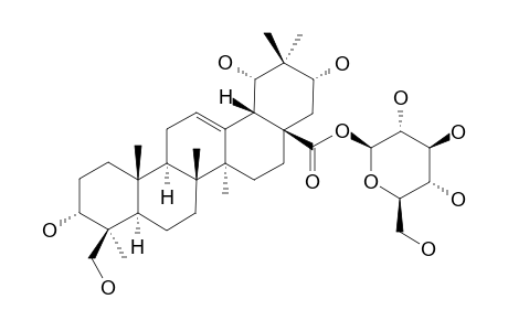 RYOBUNIN-C;3,19,21,24-TETRAHYDROXY-OLEAN-12-EN-28-OIC-ACID-28-O-BETA-D-GLUCOPYRANOSIDE