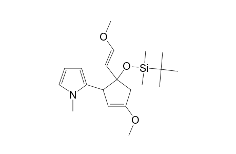 4-TERT.-BUTYL-DIMETHYL-SILOXY-1-METHOXY-4-(2-METHOXY-ETHENYL)-3-(2-N-METHYL-PYRROLYL)-CYCLOPENT-1-ENE