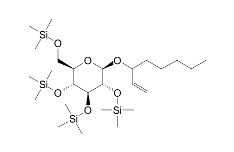 1-Ethenylhexyl .beta.-D-glucopyranoside, 4tms derivative