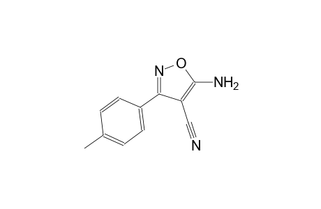 4-isoxazolecarbonitrile, 5-amino-3-(4-methylphenyl)-