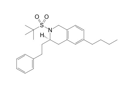 (3R)-2-(tert-Butanesulfonyl)-6-butyl-3-phenethyl-1,2,3,4-tetrahydroisoquinoline