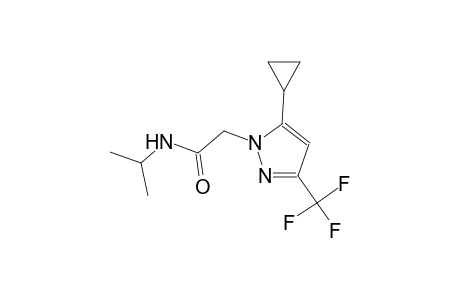 2-[5-cyclopropyl-3-(trifluoromethyl)-1H-pyrazol-1-yl]-N-isopropylacetamide