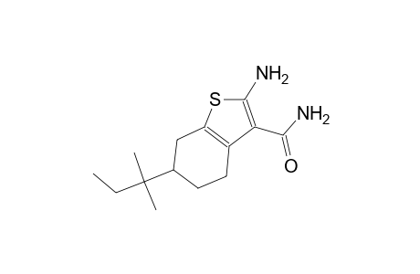2-amino-6-tert-pentyl-4,5,6,7-tetrahydro-1-benzothiophene-3-carboxamide
