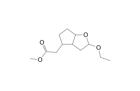 Methyl 2-[(3aRS,4RS,6aSR)-(2'-ethoxyhexahydro-2'H-cyclopenta[b]furan-4'-yl]acetate
