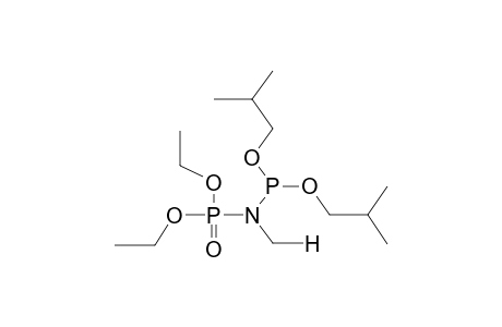 DIETHYL N-METHYL-N-(DIISOBUTOXYPHOSPHINO)AMIDOPHOSPHATE