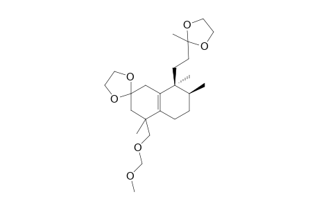2,13-Diethylenedioxy-18-methoxymeoxymethyl-14,15-dinor-5(10)-ent-halimene