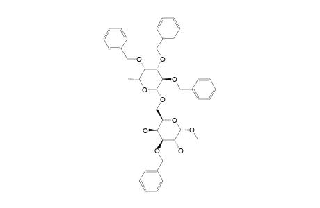 METHYL-3-O-BENZYL-6-O-(2,3,4-TRI-O-BENZYL-BETA-L-FUCOPYRANOSYL)-ALPHA-D-GALACTOPYRANOSIDE