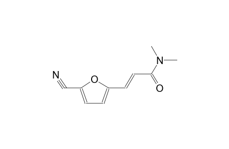 (E)-N,N-DIMETHYL-3-(5-CYANO-2-FURYL)ACRYLAMIDE