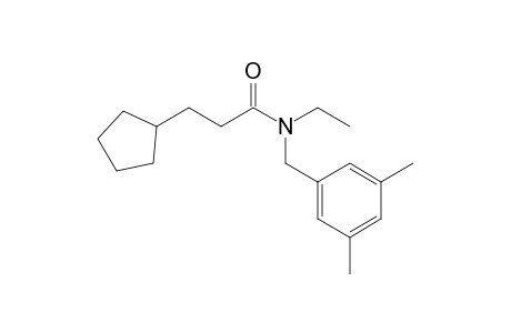 Propionamide, 3-cyclopentyl-N-(3,5-dimethylbenzyl)-N-ethyl-
