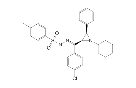 CIS-N-(CYCLOHEXYL)-3-PHENYL-AZIRIDIN-2-YL-(4-CHLOROPHENYL)-KETONE-TOSYLHYDRAZONE