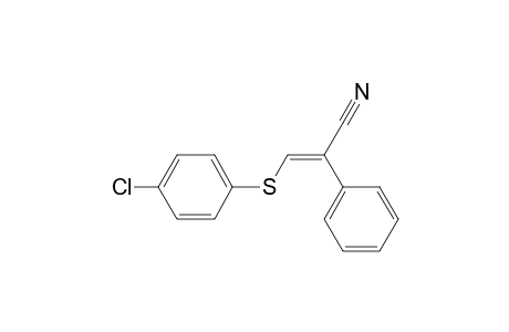 (E)-2-(p-chlorophenylthio)-1-cyano-1-phenylethene